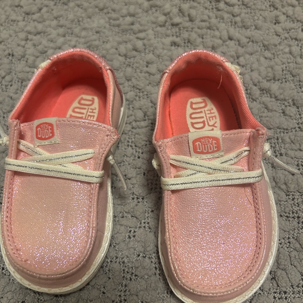 Hey Dude Toddler Glittery Pink